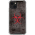 Biohazard Red iPhone 14 Clear Case
